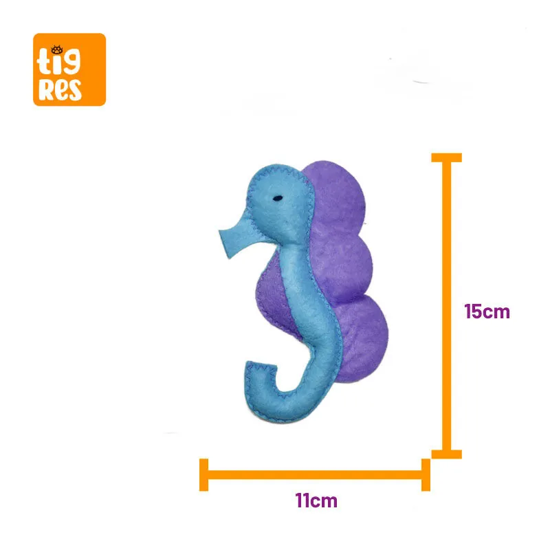 Tigres Venator Catnipli Deniz Atı Şeklinde Kedi Oyuncağı - 4