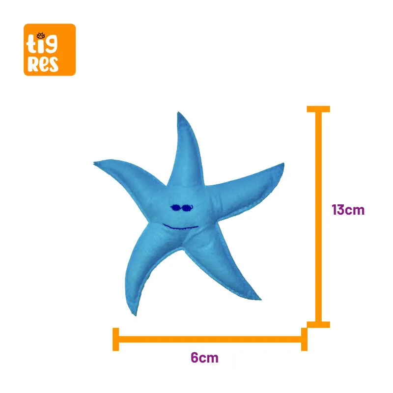 Tigres Venator Catnipli Deniz Yıldızı Şeklinde Kedi Oyuncağı - 4