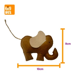 Tigres Venator Catnipli Fil Şeklinde Kedi Oyuncağı - 4