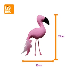 Tigres Venator Catnipli Flamingo Şeklinde Kedi Tüylü Oyuncağı - 3