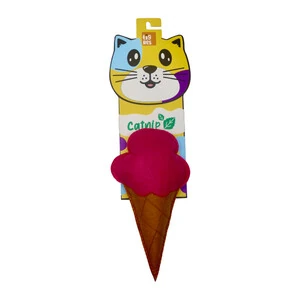 Tigres Venator Catnipli Fuşya Dondurma Şeklinde Kedi Oyuncağı - 2