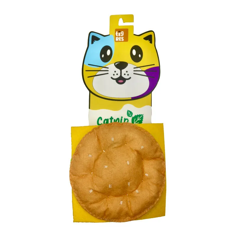 Tigres Venator Catnipli Hamburger Şeklinde Kedi Oyuncağı - 2