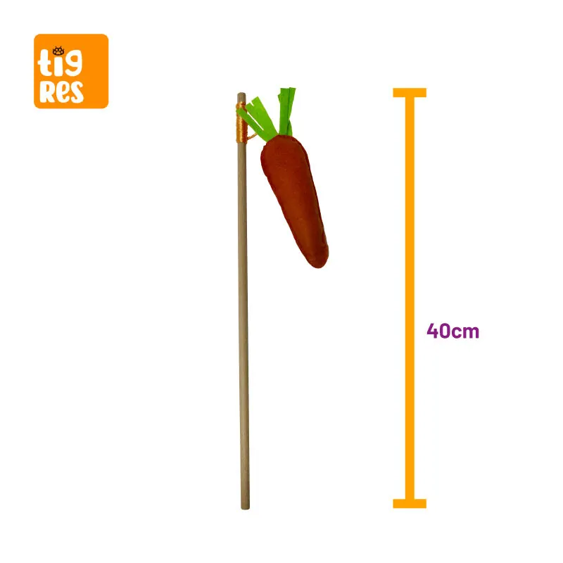 Tigres Venator Catnipli Havuç Şeklinde Kedi Oltası - 2