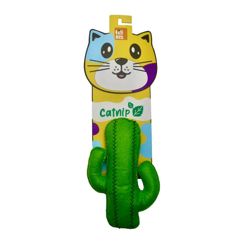 Tigres Venator Catnipli Kaktüs Şeklinde Kedi Oyuncağı - 2