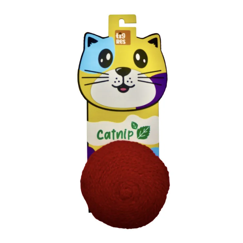 Tigres Venator Catnipli Kırmızı Bonibon Kedi Oyuncağı - 2