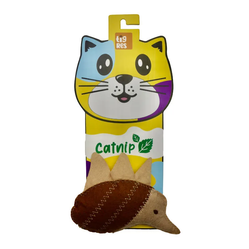 Tigres Venator Catnipli Kirpi Şeklinde Kedi Oyuncağı - 2
