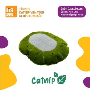 Tigres Venator Catnipli Kivi Şeklinde Kedi Oyuncağı