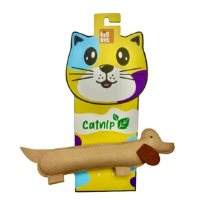 Tigres Venator Catnipli Köpek Şeklinde Kedi Oyuncağı - 2