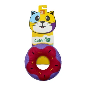Tigres Venator Catnipli Lila Donut Şeklinde Kedi Oyuncağı - 2