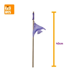 Tigres Venator Catnipli Melek Balığı Şeklinde Kedi Oltası - 2