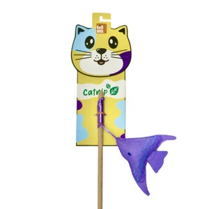 Tigres Venator Catnipli Melek Balığı Şeklinde Kedi Oltası - 3