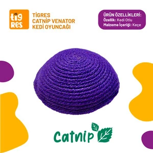 Tigres Venator Catnipli Mor Bonibon Kedi Oyuncağı