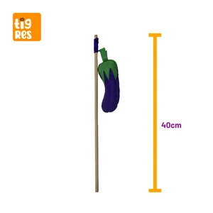 Tigres Venator Catnipli Patlıcan Şeklinde Kedi Oltası - 2