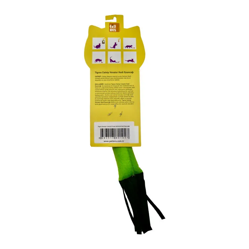 Tigres Venator Catnipli Pırasa Şeklinde Kedi Oyuncağı - 3
