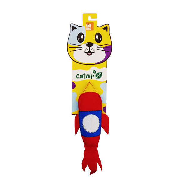 Tigres Venator Catnipli Roket Şeklinde Kedi Oyuncağı - 1