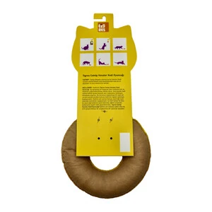 Tigres Venator Catnipli Sarı Donut Şeklinde Kedi Oyuncağı - 3