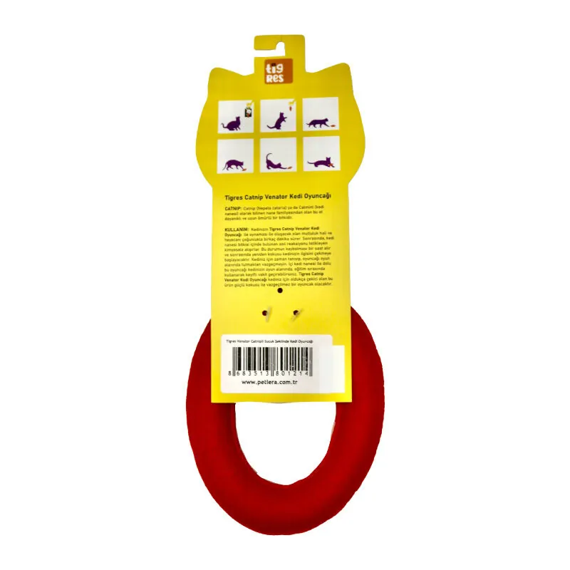 Tigres Venator Catnipli Sucuk Şeklinde Kedi Oyuncağı - 3