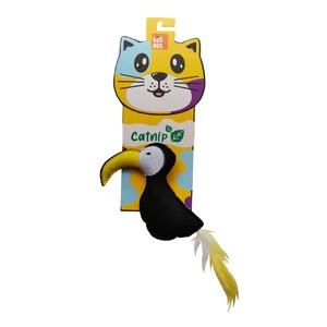 Tigres Venator Catnipli Tukan Şeklinde Tüylü Kedi Oyuncağı - 2