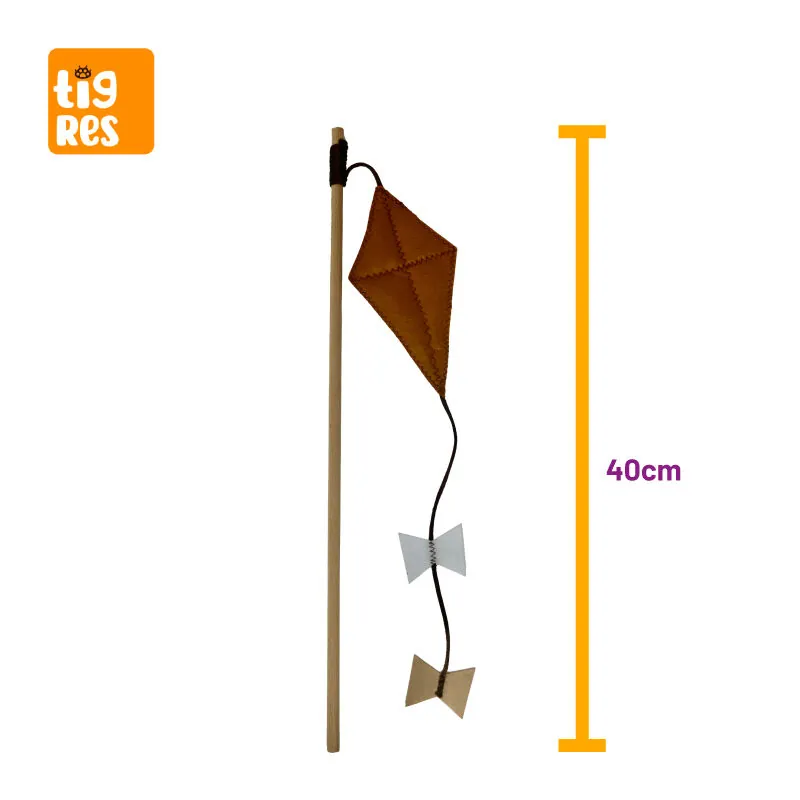 Tigres Venator Catnipli Uçurtma Şeklinde Kedi Oltası - 2