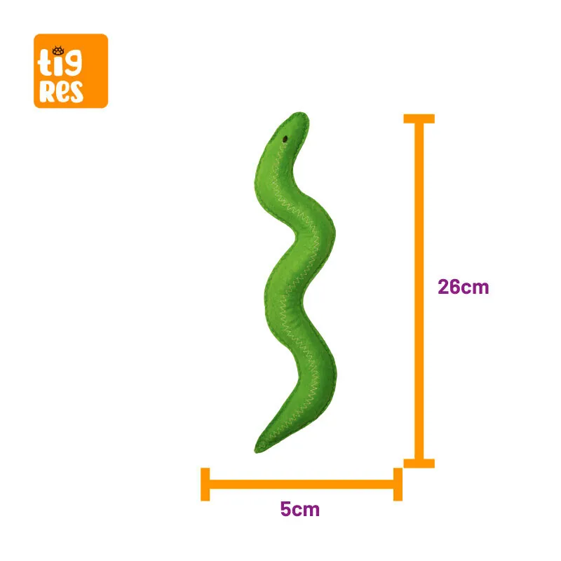 Tigres Venator Catnipli Yılan Şeklinde Kedi Oyuncağı - 4