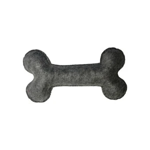 Tigres Venator Kemik Şeklinde Gri Mini Köpek Oyuncağı - 2