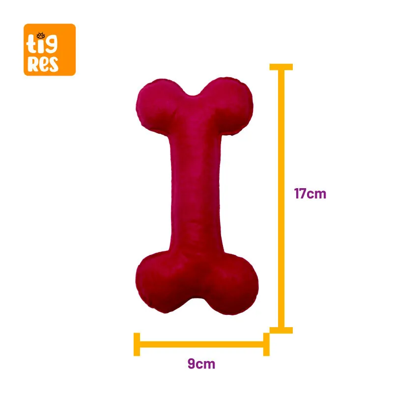 Tigres Venator Kemik Şeklinde Pembe Mini Köpek Oyuncağı - 3