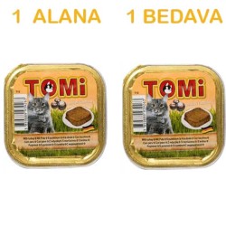 Tomi Hindili Kedi Yaş Maması 100 Gr ( 1 Alana 1 Bedava )