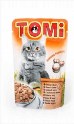 Tomi Kazlı Ve Ciğerli Yaş Kedi Maması 100 GR