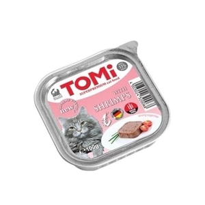 Tomi KEDİ KARİDESLİ ALÜMİNYUM YAŞ MAMA 100GR (PATE)