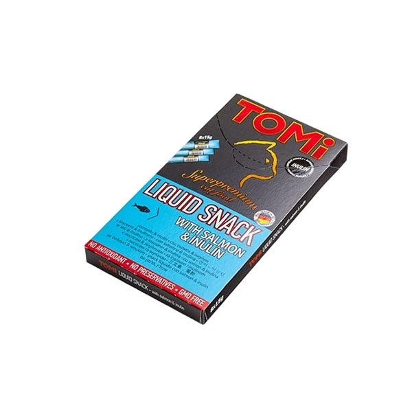 Tomi KEDİ KREMASI SOMON VE İNÜLİN 8X15GR 120GR - 1