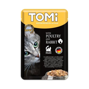 Tomi Kümese Hayvanı ve Tavşanlı Kedi Yaş Maması 100 gr