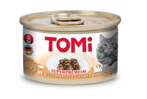 Tomi Kedi Somonlu Tavuklu Yaş Mama 85g - 1