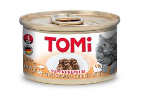 Tomi Kedi Somonlu Tavuklu Yaş Mama 85g - 1