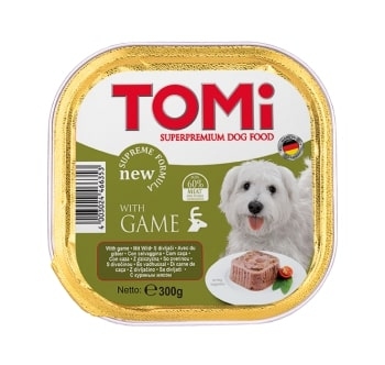 Tomi Köpek Yaban Hayvanlı Pate Alüminyum Yaş Mama 300gr (pate) - 1