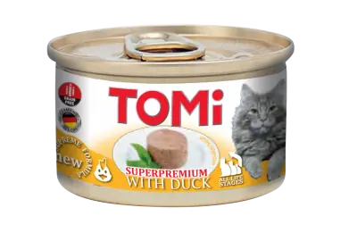 Tomi Ördekli Kedi Konservesi 85 GR - 1