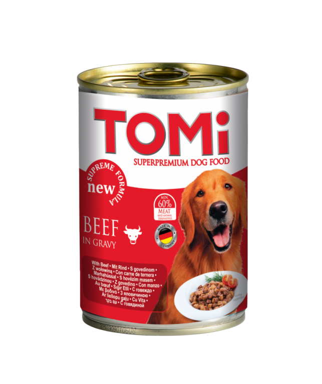 Tomi Sığır Etli Yetişkin Köpek Yaş Maması 400 Gr