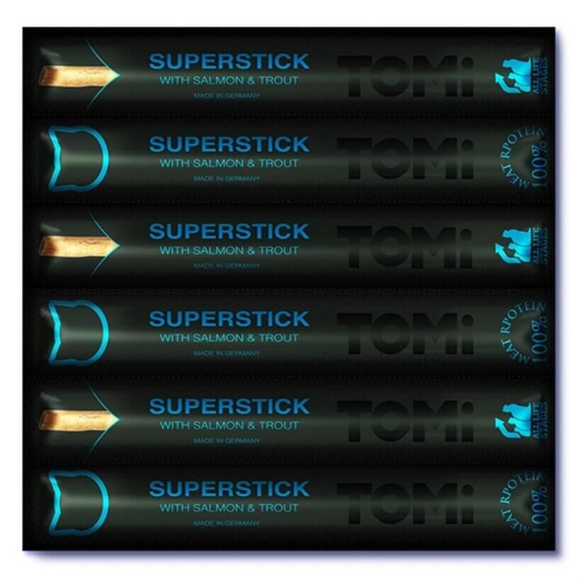 Tomi Stick Somonlu ve Alabalıklı Kedi Ödülü 6x25 Gr - 1