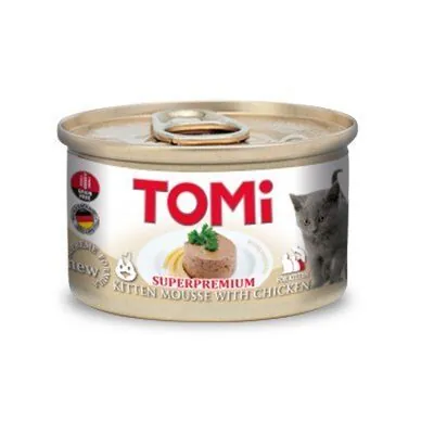 Tomi Tavuklu Yavru Kedi Yaş Maması 85 Gr - 1