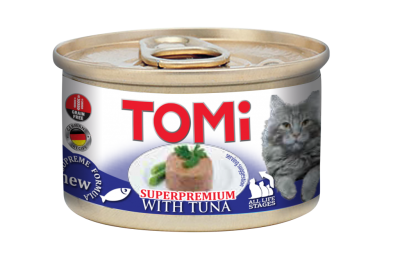 Tomi Ton Balıklı Kedi Yaş Maması 85 GR - 1