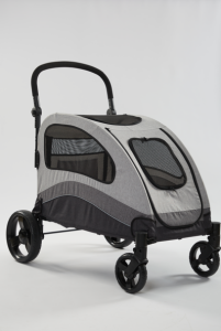 Tommy Büyük Boy Evcil Hayvan Taşıma Arabası Gri Max 60 kg - 2