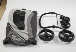 Tommy Büyük Boy Evcil Hayvan Taşıma Arabası Gri Max 60 kg - 3