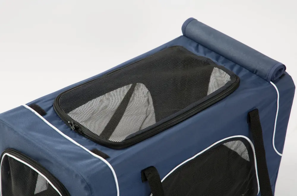 Tommy Çift Katlı Evcil Hayvan Taşıma Arabası Mavi Max 30 kg - 5