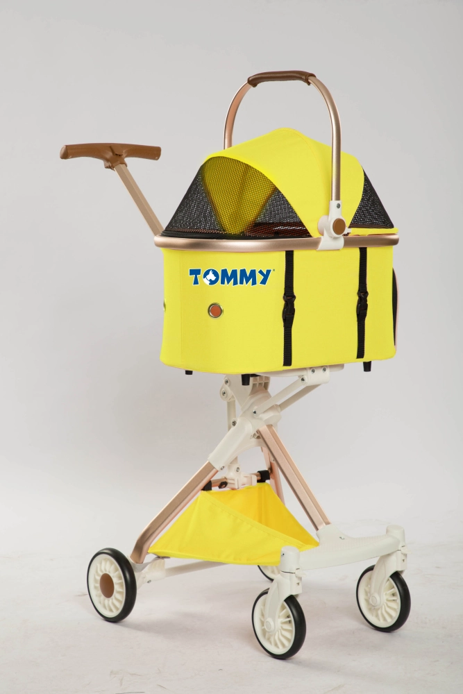 Tommy Hafif Evcil Hayvan Taşıma Arabası Sarı Max 10 kg - 1