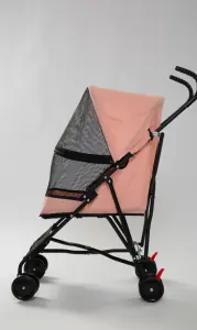 Tommy Küçük Boy Evcil Hayvan Taşıma Arabası Pembe Max 15 kg - 2