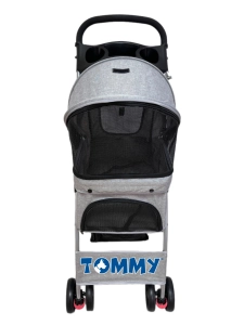 Tommy Standart Evcil Hayvan Taşıma Arabası Gri Max 15 kg