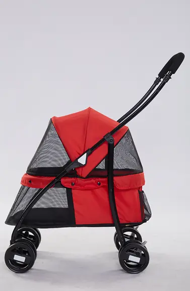 Tommy Standart Evcil Hayvan Taşıma Arabası Kırmızı (Boyutları Mevcut) - 2