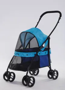 Tommy Standart Evcil Hayvan Taşıma Arabası Mavi (Boyutları Mevcut)