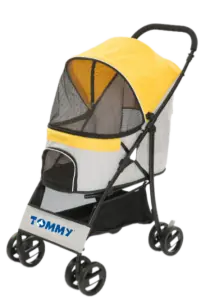 Tommy Standart Evcil Hayvan Taşıma Arabası Sarı Max 15 kg - 2