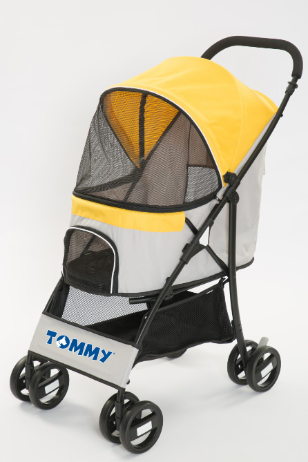 Tommy Standart Evcil Hayvan Taşıma Arabası Sarı Max 15 kg - 1