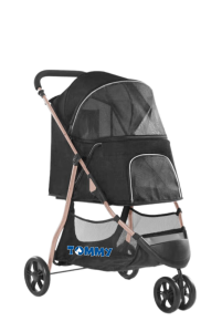 Tommy Standart Evcil Hayvan Taşıma Arabası Siyah Max 15 kg - 2